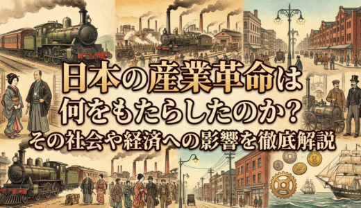 日本の産業革命は何をもたらしたのか？その社会や経済への影響を徹底解説