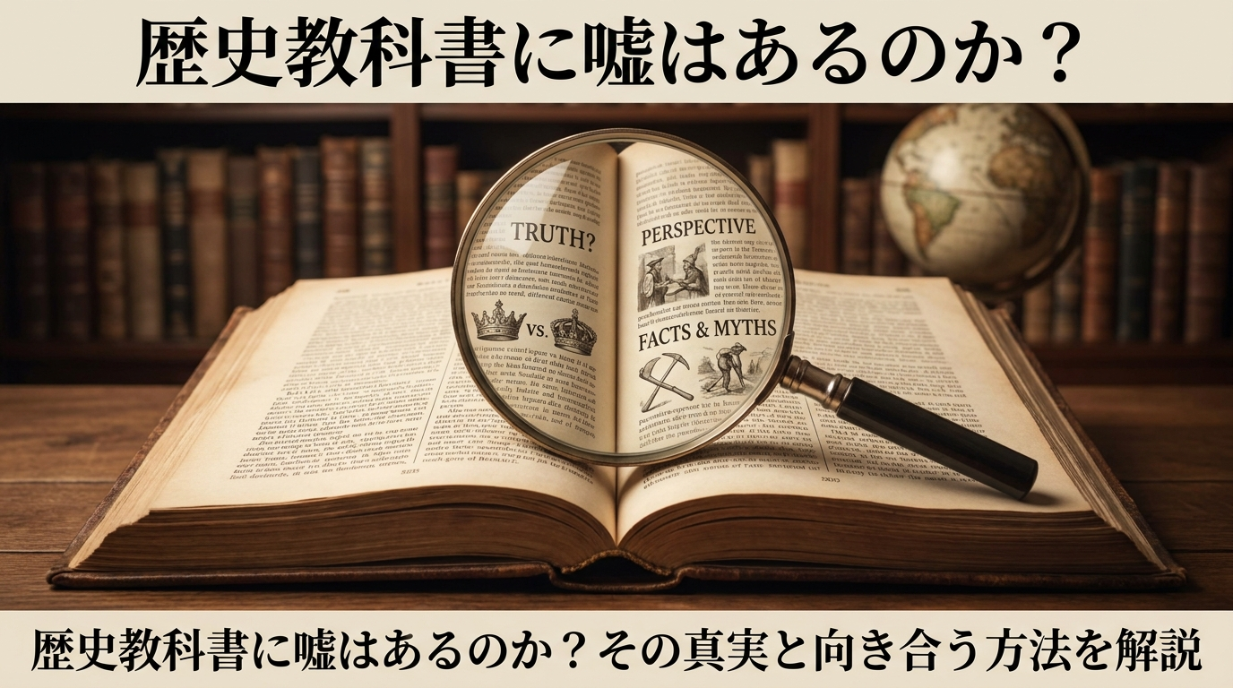 歴史教科書に嘘はあるのか？その真実と向き合う方法を解説