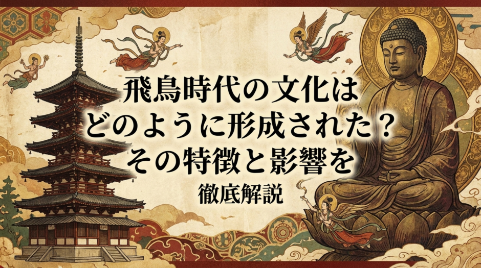 飛鳥時代の文化はどのように形成された？その特徴と影響を徹底解説