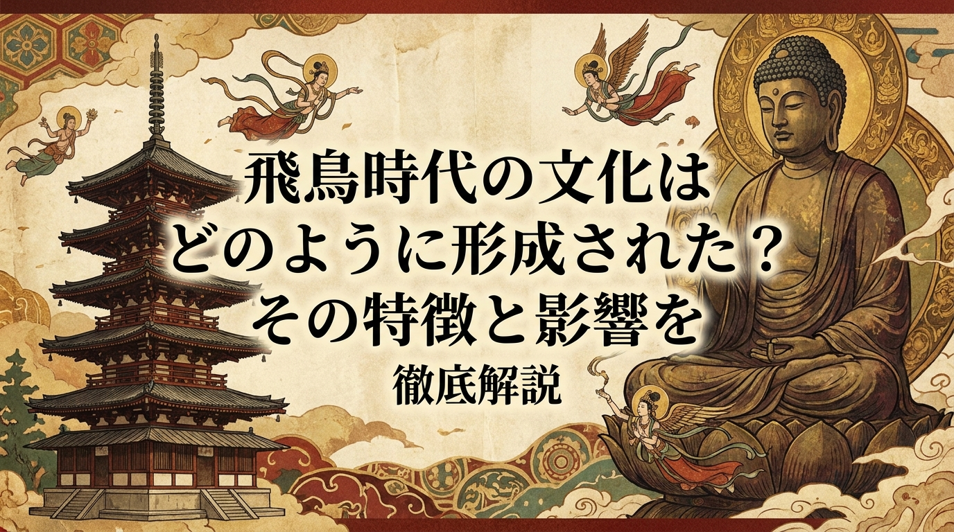 飛鳥時代の文化はどのように形成された？その特徴と影響を徹底解説