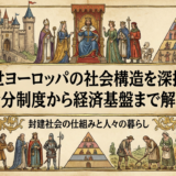中世ヨーロッパの社会構造を深掘り。身分制度から経済基盤まで解説