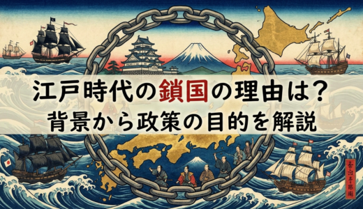 江戸時代の鎖国の理由は？背景から政策の目的を解説