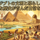 古代エジプトの文明と暮らしに迫る。壮大な歴史が育んだ日常を解説