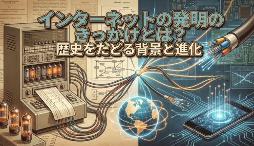 インターネットの発明のきっかけとは？歴史をたどる背景と進化