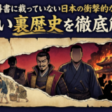 歴史の教科書に載っていない日本の衝撃的な真実とは？面白い裏歴史を徹底解説！
